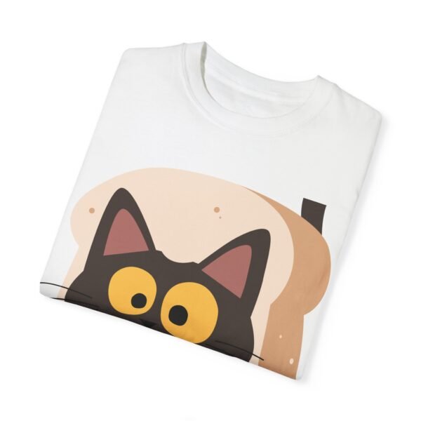 Cute Cat & Heart Unisex T-Shirt - 'Be Mine' Design - Image 4